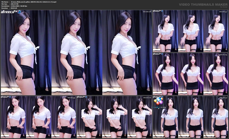659、AfreecaTV韩国BJ泰琳19+收费房Q弹热舞合集[147V28.5G]